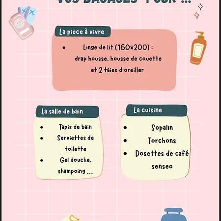 Apartament Le Cocon De Lit-Et-Mixe Studio Cosy Avec Terrasse *